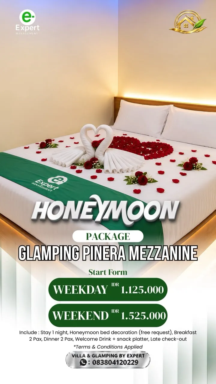 Honeymoon Package Glamping Pinera Mezzanine